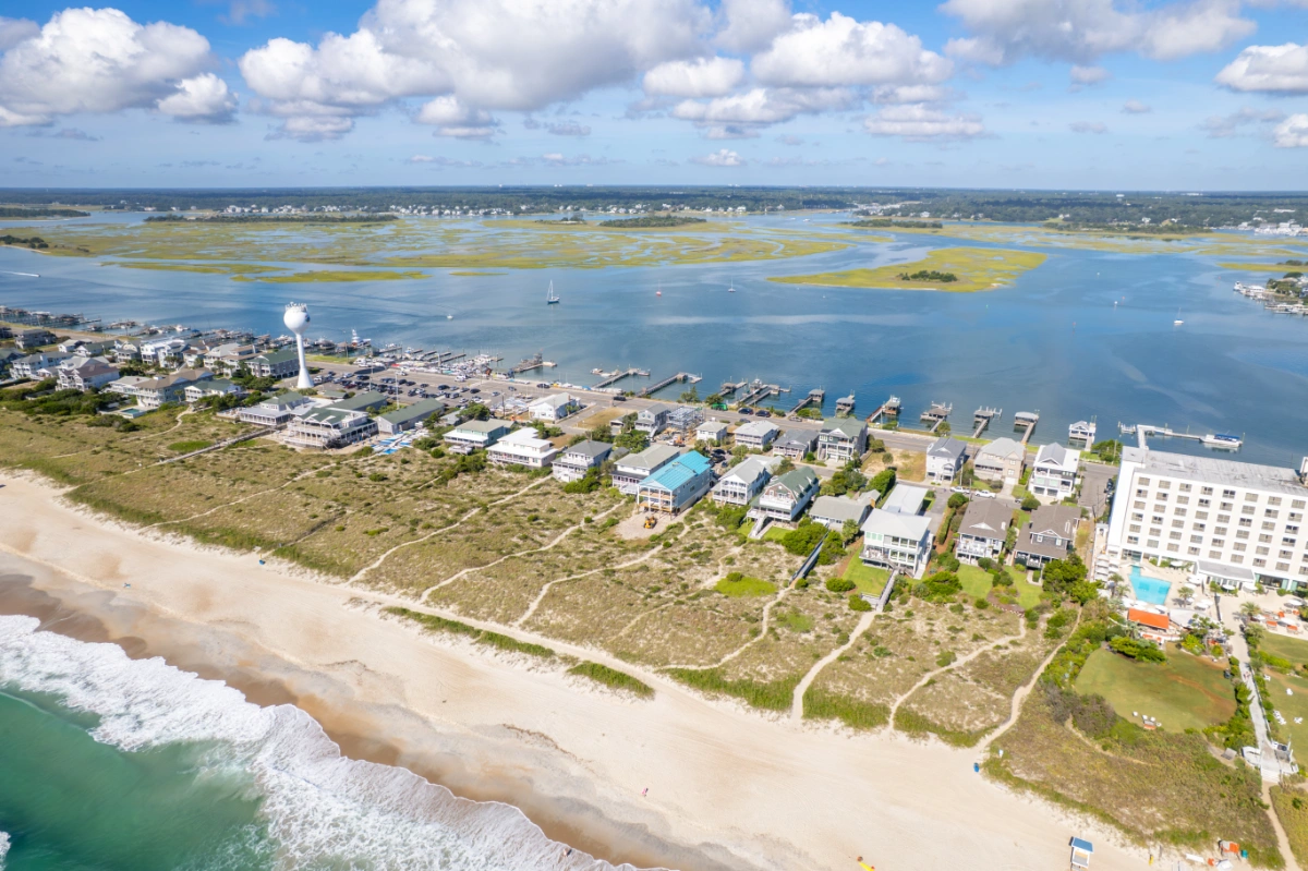 Drone aerial photography Wrightsville Beach NC