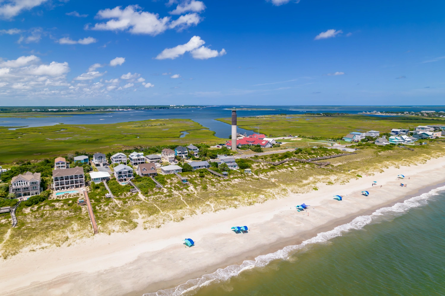 Oak Island NC real estate drone photography by Luma 3 Productions